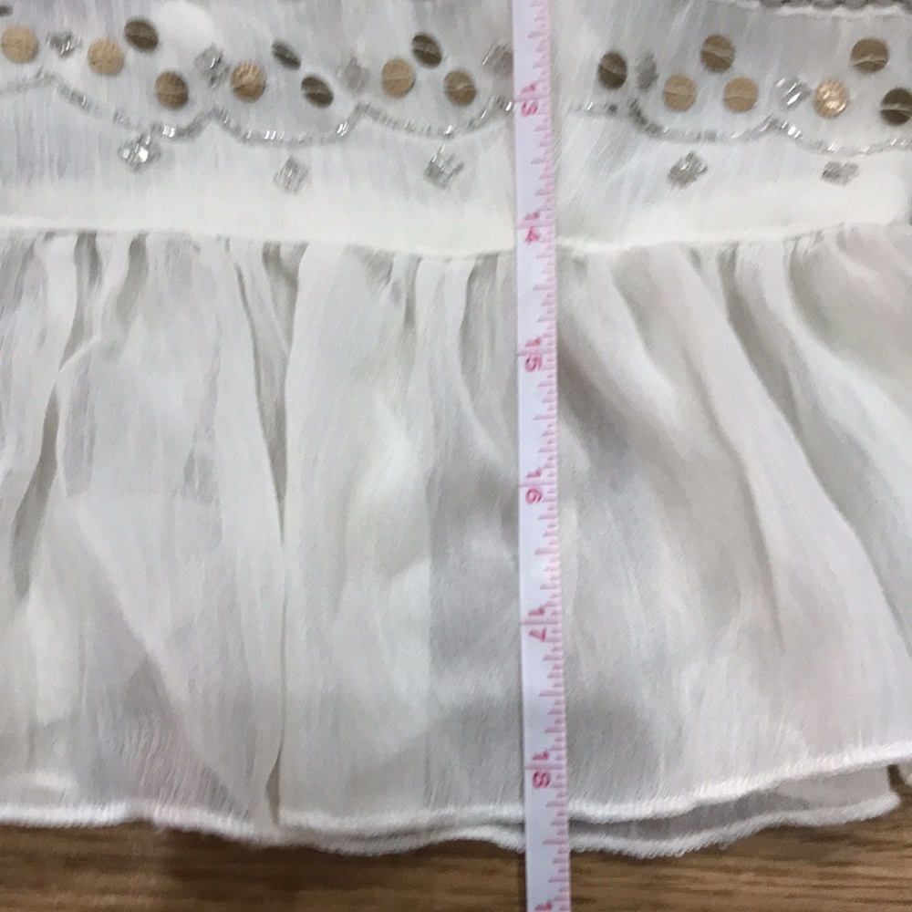 Free People White and Silver Embellished Camisole - Picture 7 of 12